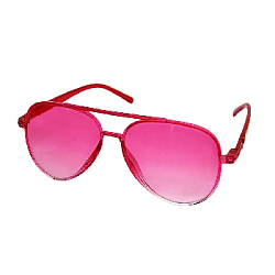 Очки Капельки малиновый+белый №18