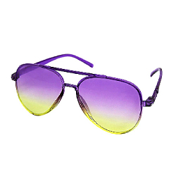 Очки Капельки фиолетовый+желтый №18