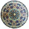 Китайский бумажный зонтик цветочный 82х54 см, №8
