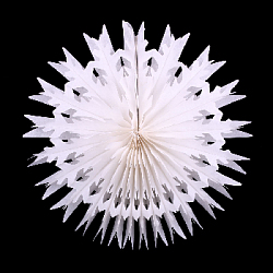 Снежинка обьемная 40 см белый