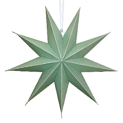 Звезда девятиконечная 30 см, фисташковый