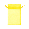 Мешочек из органзы 20 х 30 см желтый