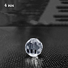 Набор прозрачных кристаллов "Граненый круг", 4 мм Х 95 шт
